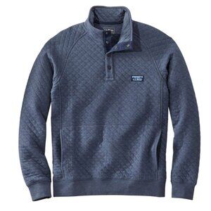 NWT LL Bean Men's Quilted Sweatshirt, Mockneck